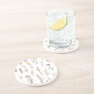 Porta-copos Flores Coloridas, Flores Selvagens, Flores De Jard