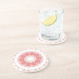 PORTA-COPOS FLORES COR DE ROSA