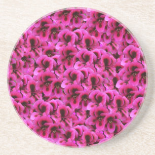 Porta-copos Flores De Gerânio Magenta Quente,