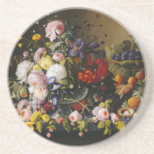 Porta-copos Flores e Frutas de Vintage Stress Life
