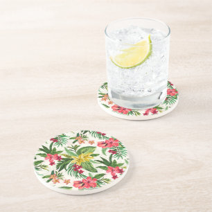 Porta-copos Flores Exóticas