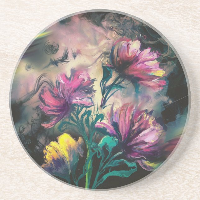 Porta-copos Flores floridas (Frente)