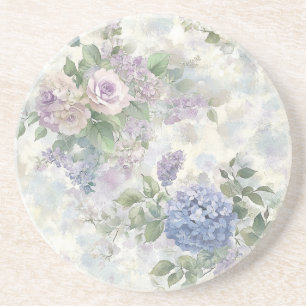 Porta-copos Flores Rosa Roxo Românticas