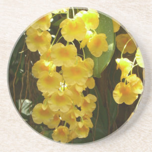 Porta-copos Flores Tropicais das Orquídeas Amarelas