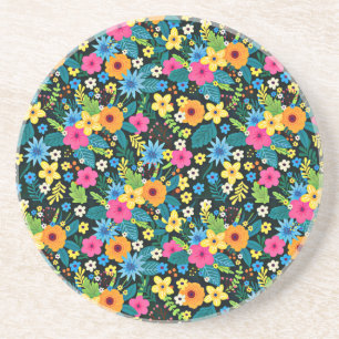 Porta-copos Flores Vibrantes Ditsy Padrão Floral-43785
