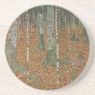 Porta-copos Floresta de Nascimento por Gustav Klimt, Vintage A