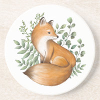 Floresta Fox | Watercolor Woodland Animal Greenery