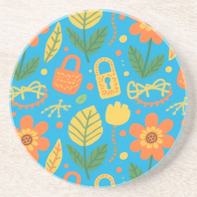Porta-copos Flowers (Frente)