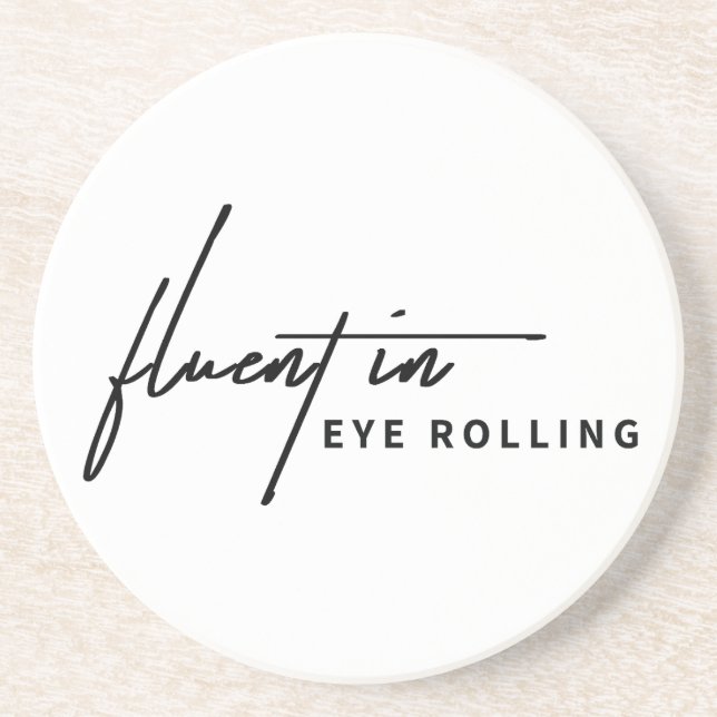 Porta-copos Fluente no Rolamento de Olhos - Uma Bandeja Sarcás (Frente)