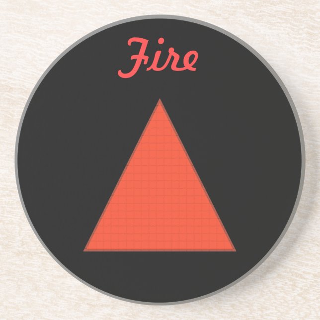 Porta-copos Fogo (Frente)