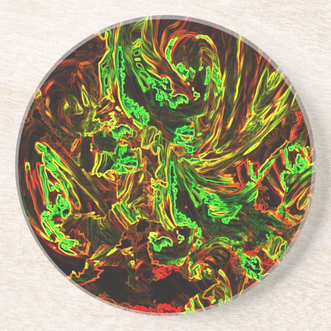 Porta-copos Fogo da lua (Frente)