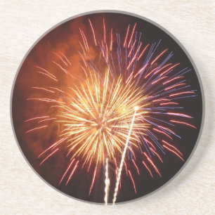 Porta-copos Fogos de Artifício Vermelhos, Brancos e Azuis I Pa