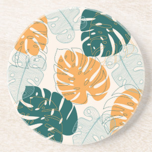Porta-copos Folhas Tropicais: Selva Selva Vintage
