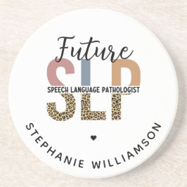 Porta-copos Fonoaudiólogo Futuro Personalizado Estampa de Leop