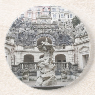 Porta-copos Fonte com estátua de Netuno em Praga