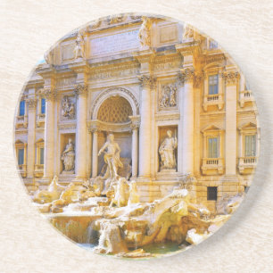 Porta-copos Fonte de Trevi Roma Itália Design de Lembrança de