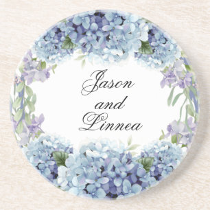 Porta-copos Forget-Me-Not Flowers Watercolor Elegant