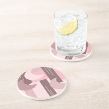 Formas Marrons Geométricas Boêmicas Rosa