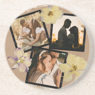 Porta-copos Foto personalizada de casal romântico do Dia dos N