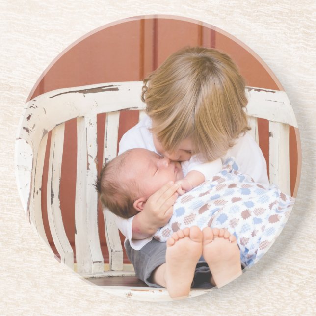 Porta-copos Foto Personalizada Personalizada em Dois Lados (Frente)