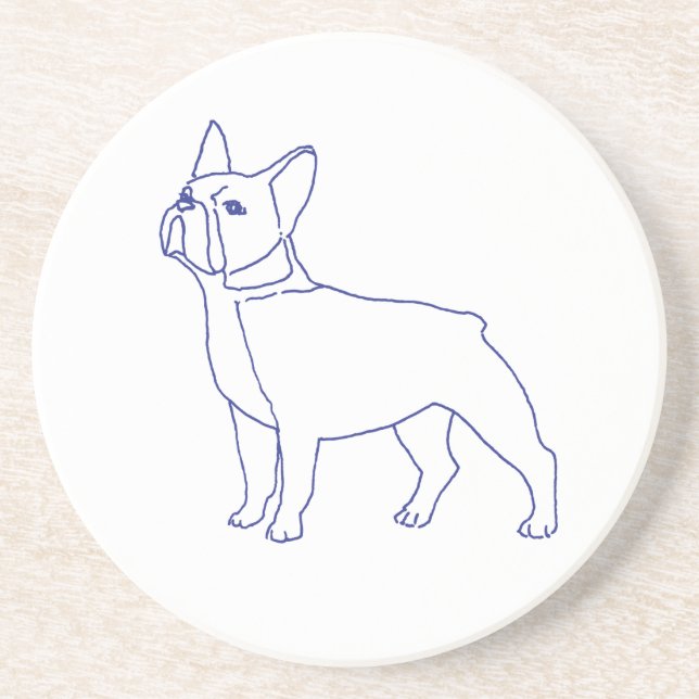 Porta-copos Französische Bulldogge (Frente)