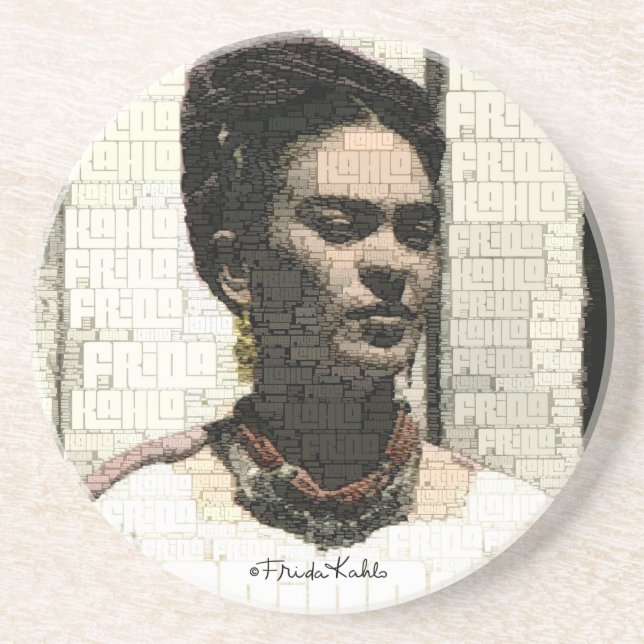 Porta-copos Frida Kahlo Textile Portrait (Frente)