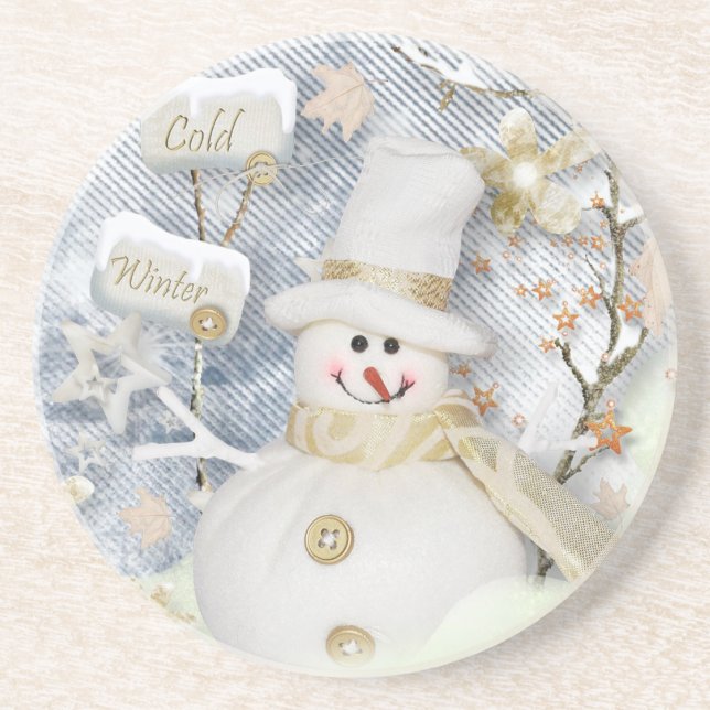 Porta-copos Frio Winter Snowman (Frente)