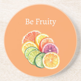 Porta-copos Fruta cítrica laranja seja frutada