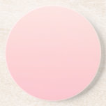Porta-copos Fundo de Gradação Rosa Pastel<br><div class="desc">Fundo de gradiente de cor rosa pastel.</div>