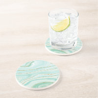 Fundo de mármore líquido verde pastel