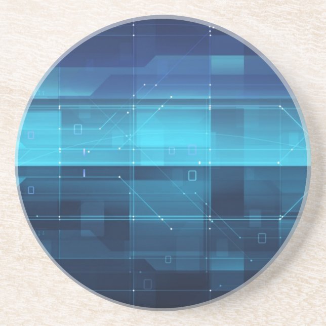 Porta-copos Fundo digital da alta tecnologia (Frente)