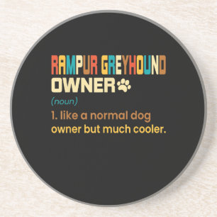 Porta-copos Funny Rampur Greyhound Vintage Retro Cachorro Mãe