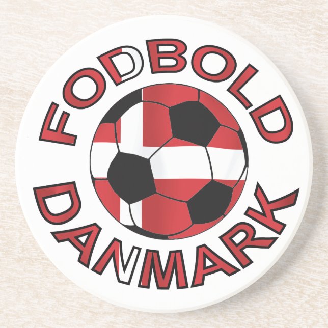 Porta-copos Futebol Dinamarca de Fodbold Danmark (Frente)