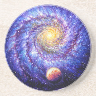 Porta-copos Galáxia e planetas  