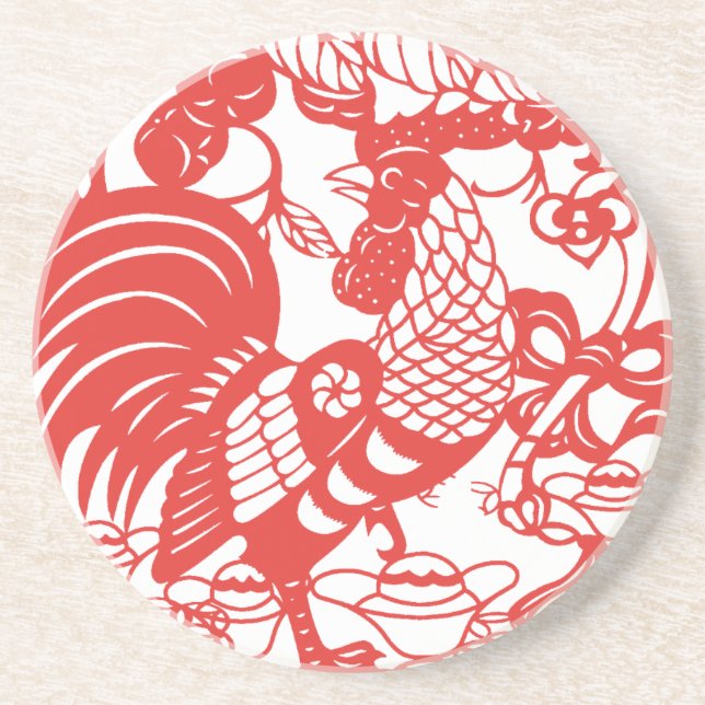 Porta-copos Galeria de Papercut Chinesa — Ano de 2017 — Cosate (Frente)