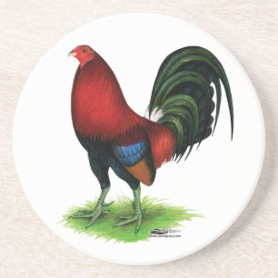 Porta-copos Gamecock:  Escuro - vermelho