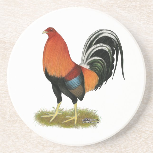 Porta-copos Gamecock Wheaten Rooster (Frente)