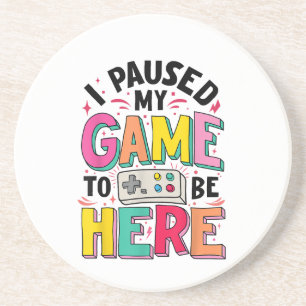 Porta-copos Gamer Girl I Pausa Meu Jogo Para Estar Aqui Vídeo
