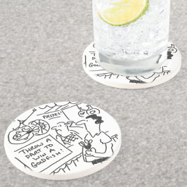 Porta-copos Ganhou uma Competição de Dardos de Fairground Gold