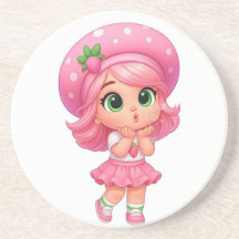 Garota Chibi Kawaii de Morango