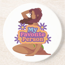 Porta-copos Garota de desenho meu favorito