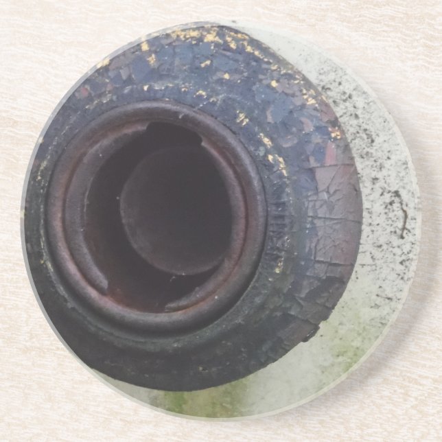 Porta-copos gás de caminhão verde e branco (Frente)