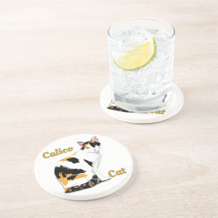 Porta-copos Gato Calico Personalizado