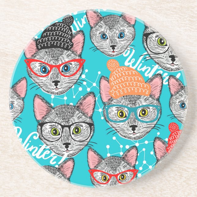 Porta-copos Gato no chapéu (Frente)