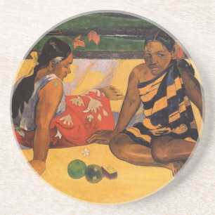 Porta-copos Gauguin Polinésia Francesa Taiti Pintura de Mulher
