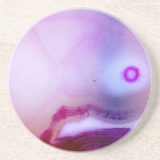 Porta-copos Gemstone Series - Agate em roxo 3 (Frente)