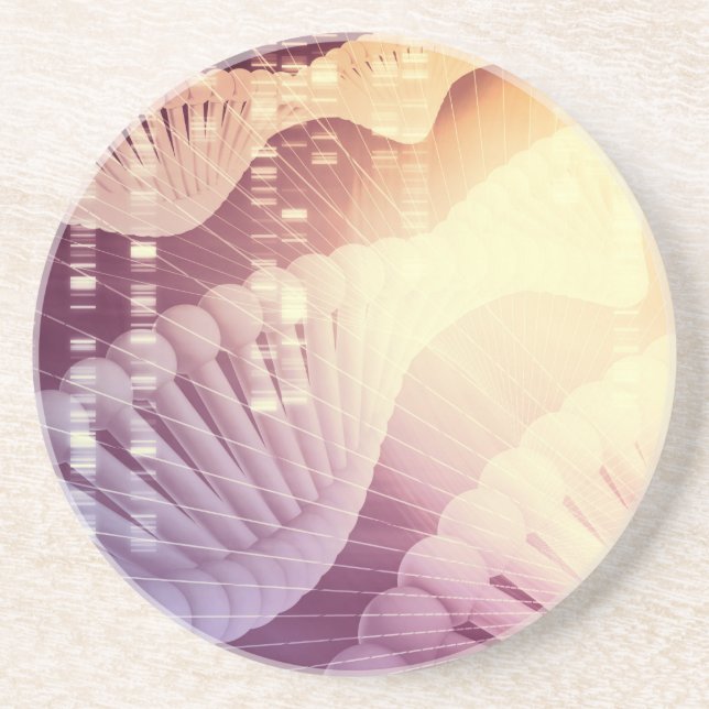 Porta-copos Genes da ciência médica do ADN e da química de (Frente)