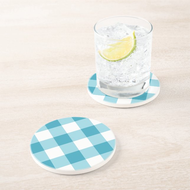 Porta-copos Gingham Pattern (Lateral)