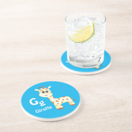 Porta-copos Giraffe personaliza ABC: Carta G - Adicionar seu n