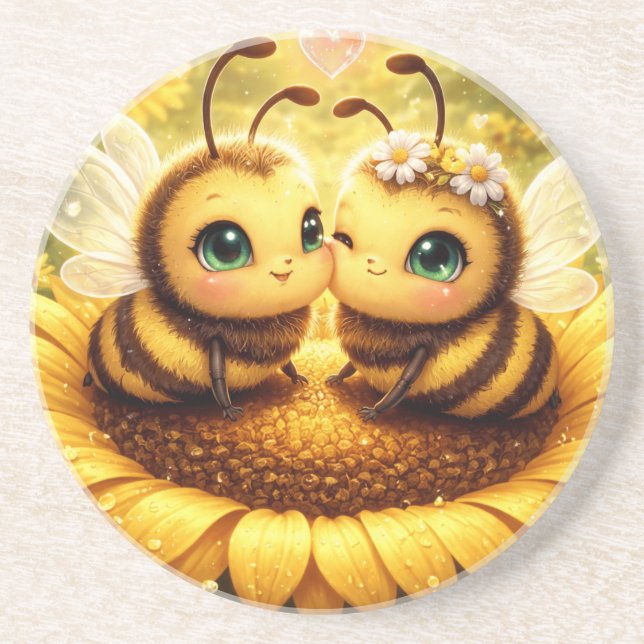 Porta-copos Girassol BEE Meu (Frente)
